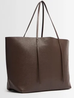 Abilla grain leather tote bag