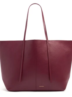 Abilla grain leather tote bag
