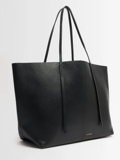 Abilla grain leather tote bag