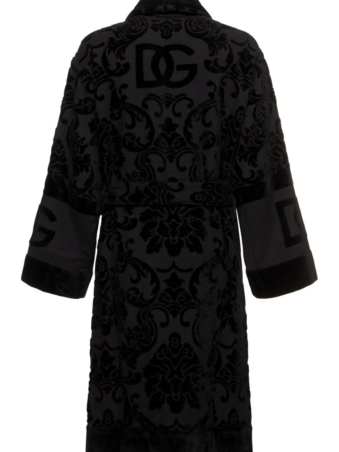 Accappatoio in cotone jacquard