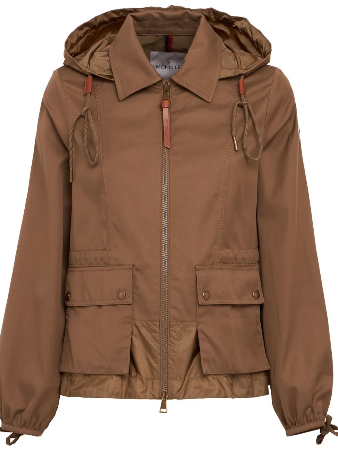 Adenium hooded tech & cotton jacket