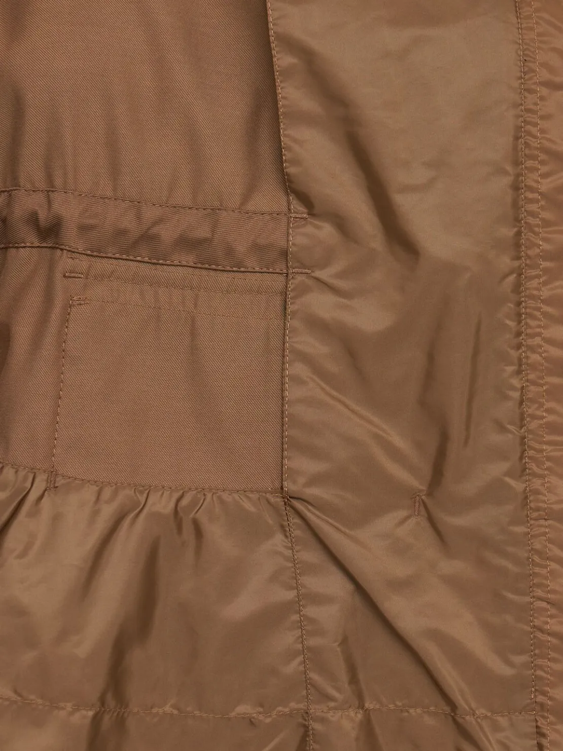 Adenium hooded tech & cotton jacket