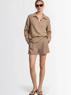 Alloggio linen shorts