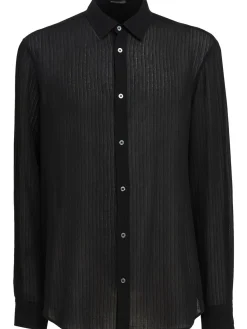 Andre tonal striped classic shirt