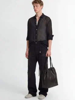 Andre tonal striped classic shirt