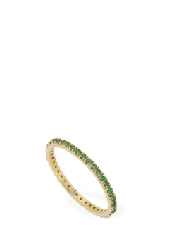 Anello Annagreta in oro 18kt con smeraldi