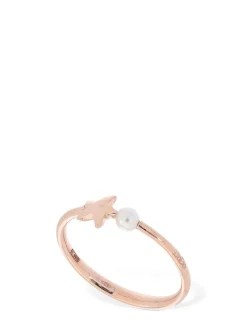 Anello Stellina in oro rosa 9kt