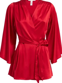 Angel satin slip dress