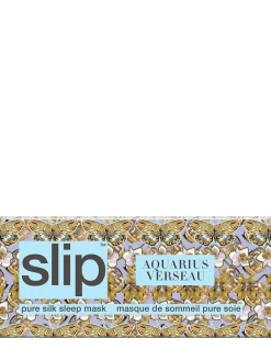 Aquarius printed silk sleep mask