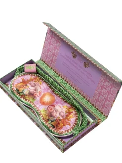 Aries printed silk sleep mask