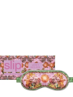 Aries printed silk sleep mask