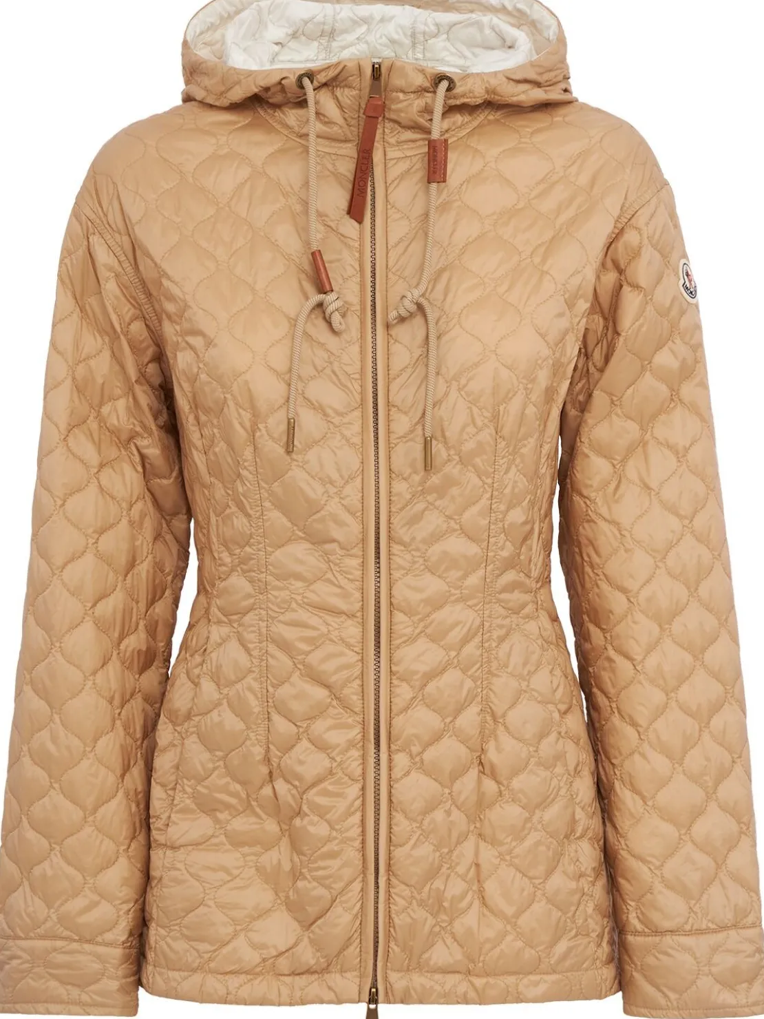 Arum hooded nylon down jacket