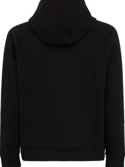 Aura cotton blend zip-up sweatshirt
