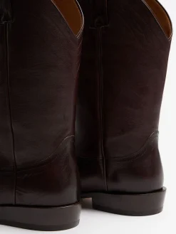 Baio leather high boots