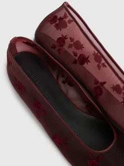 Ballerine con ricami 10mm