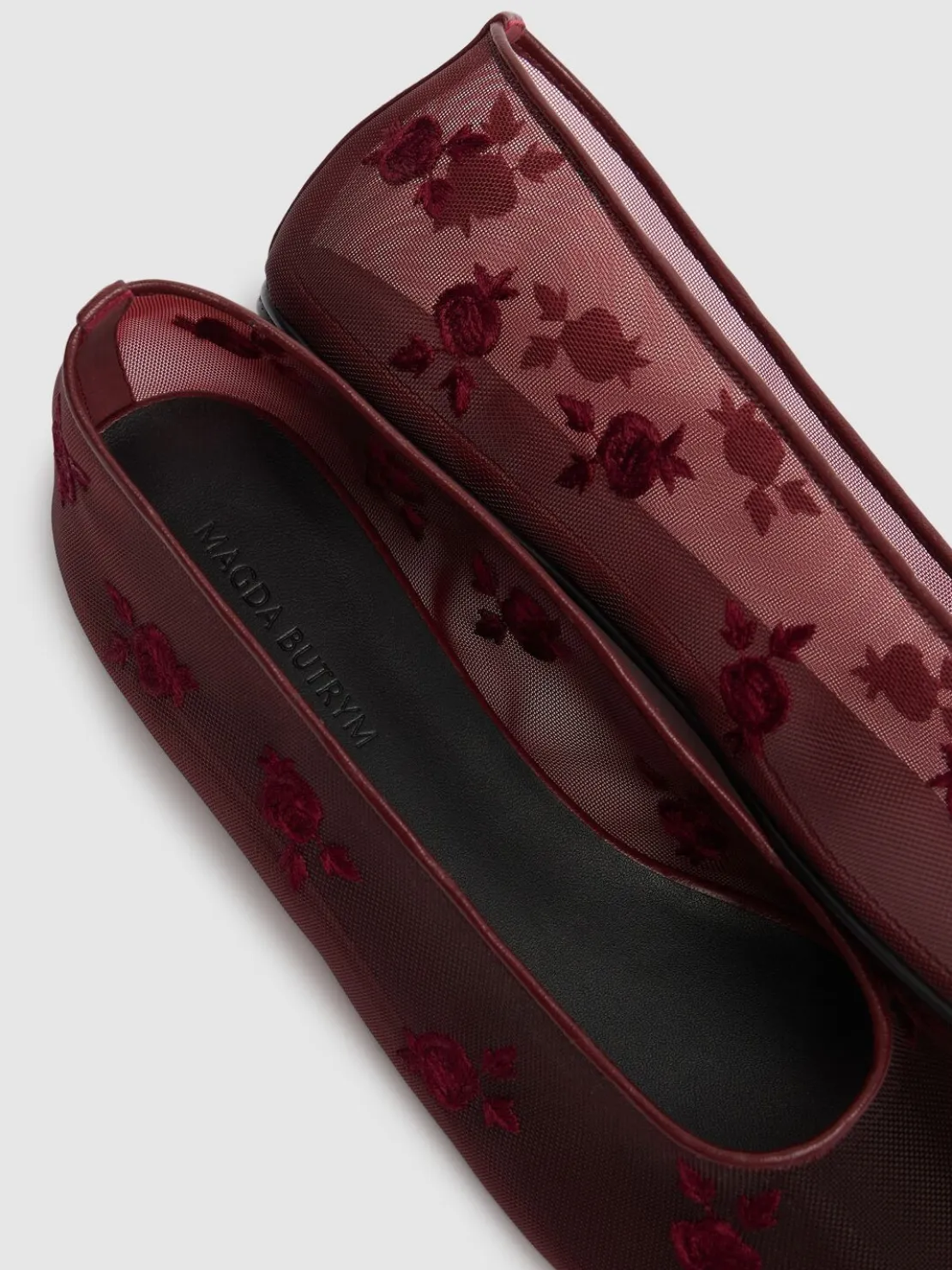 Ballerine con ricami 10mm