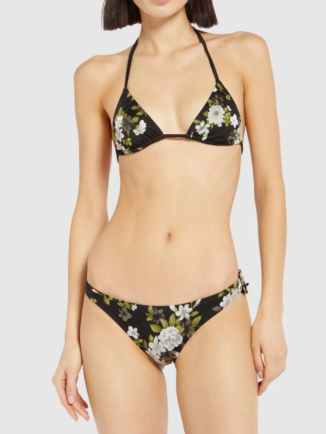 Bikini in jersey stampa floreale