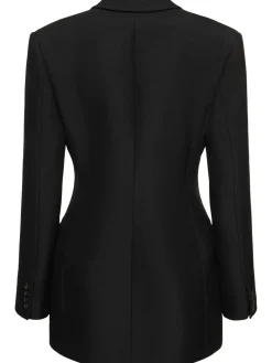 Blazer doppiopetto in gabardina