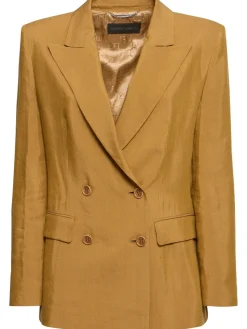 Blazer doppiopetto in misto viscosa