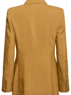 Blazer doppiopetto in misto viscosa