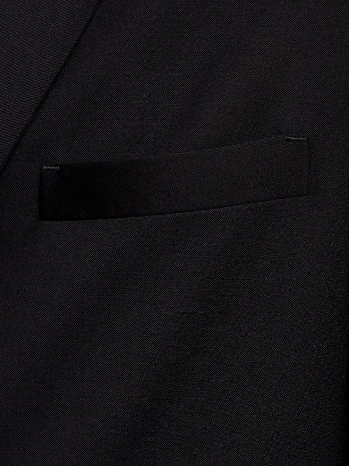 Blazer doppiopetto in twill di lana