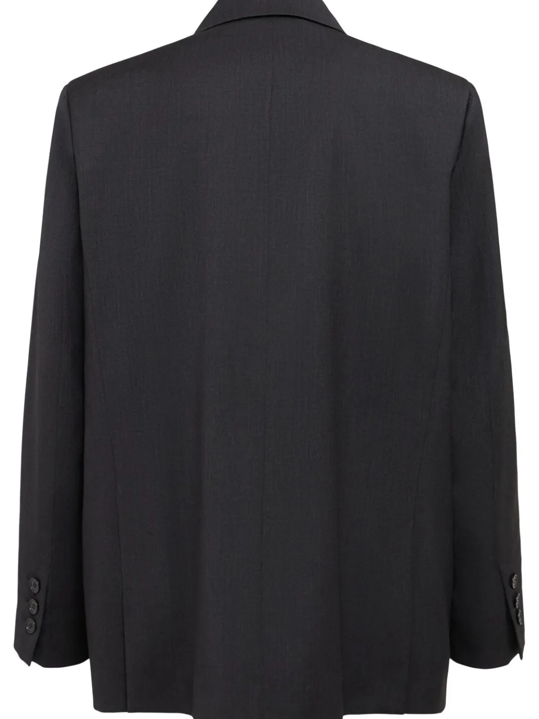 Blazer doppiopetto in twill di lana