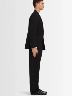Blazer doppiopetto in twill di lana