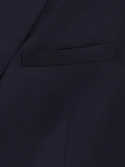 Blazer doppiopetto in twill di lana