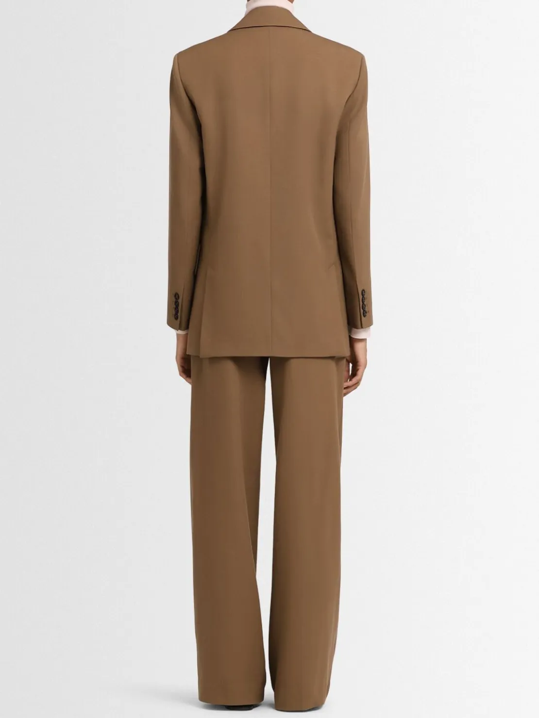 Blazer doppiopetto Nora in twill di lana