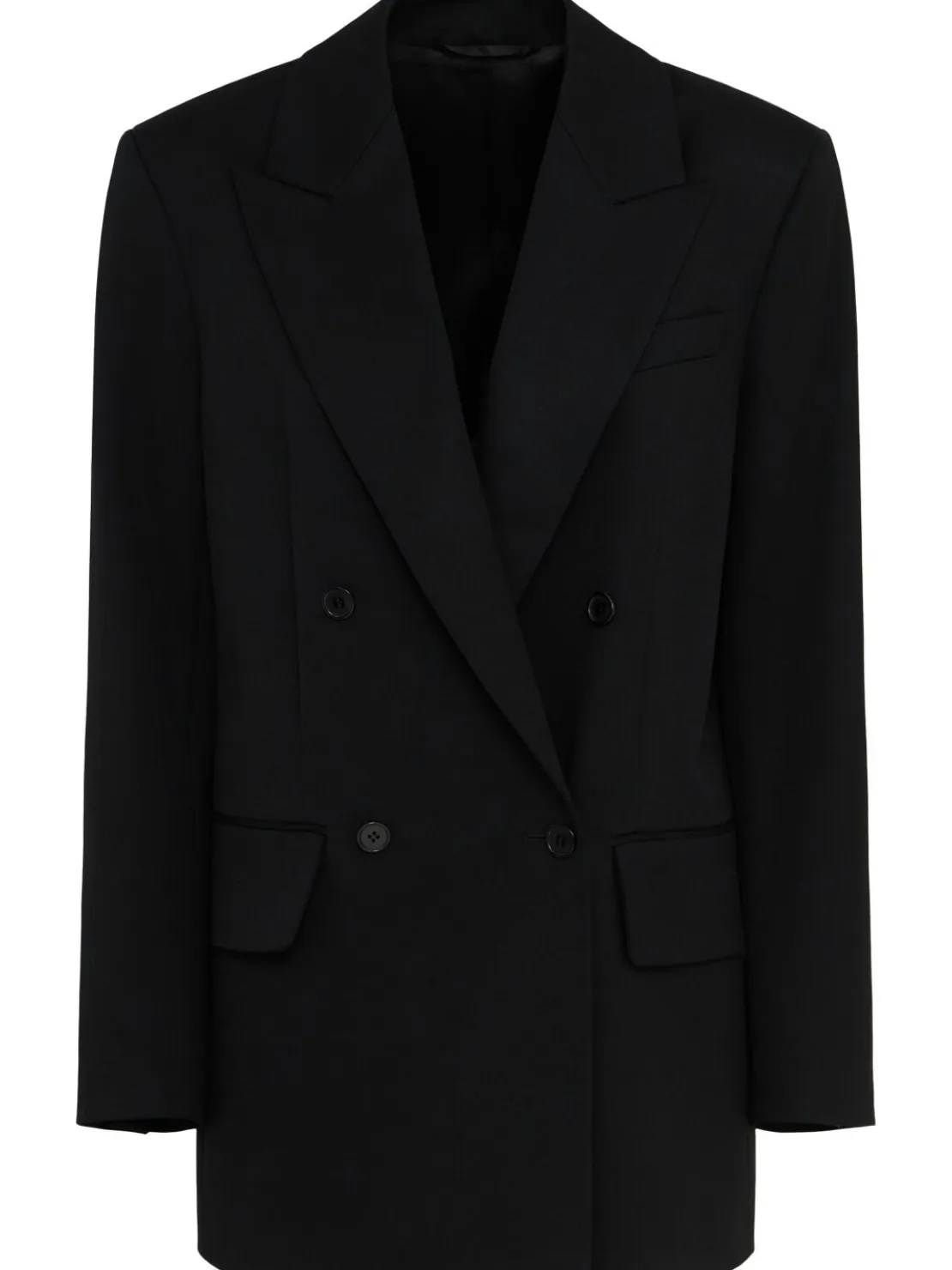 Blazer doppiopetto Nora in twill di lana