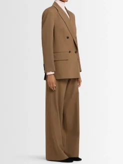 Blazer doppiopetto Nora in twill di lana