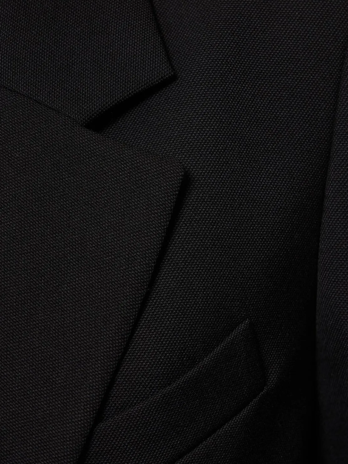 Blazer in misto lana / tasca applicata
