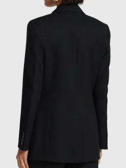 Blazer in misto lana / tasca applicata