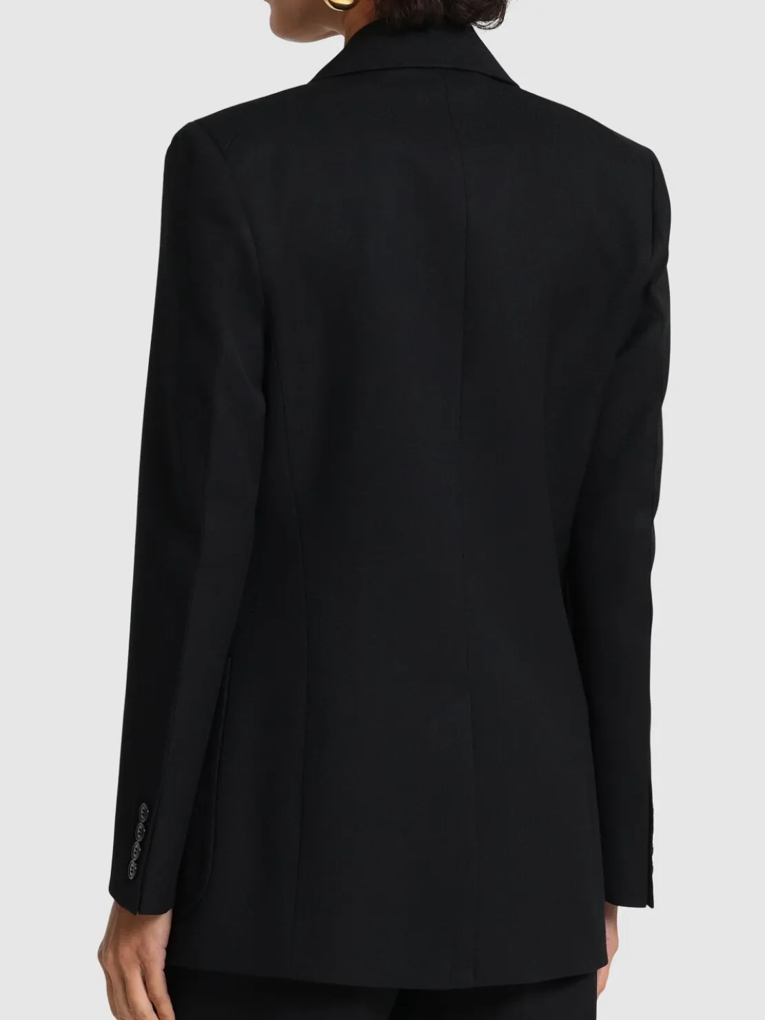 Blazer in misto lana / tasca applicata