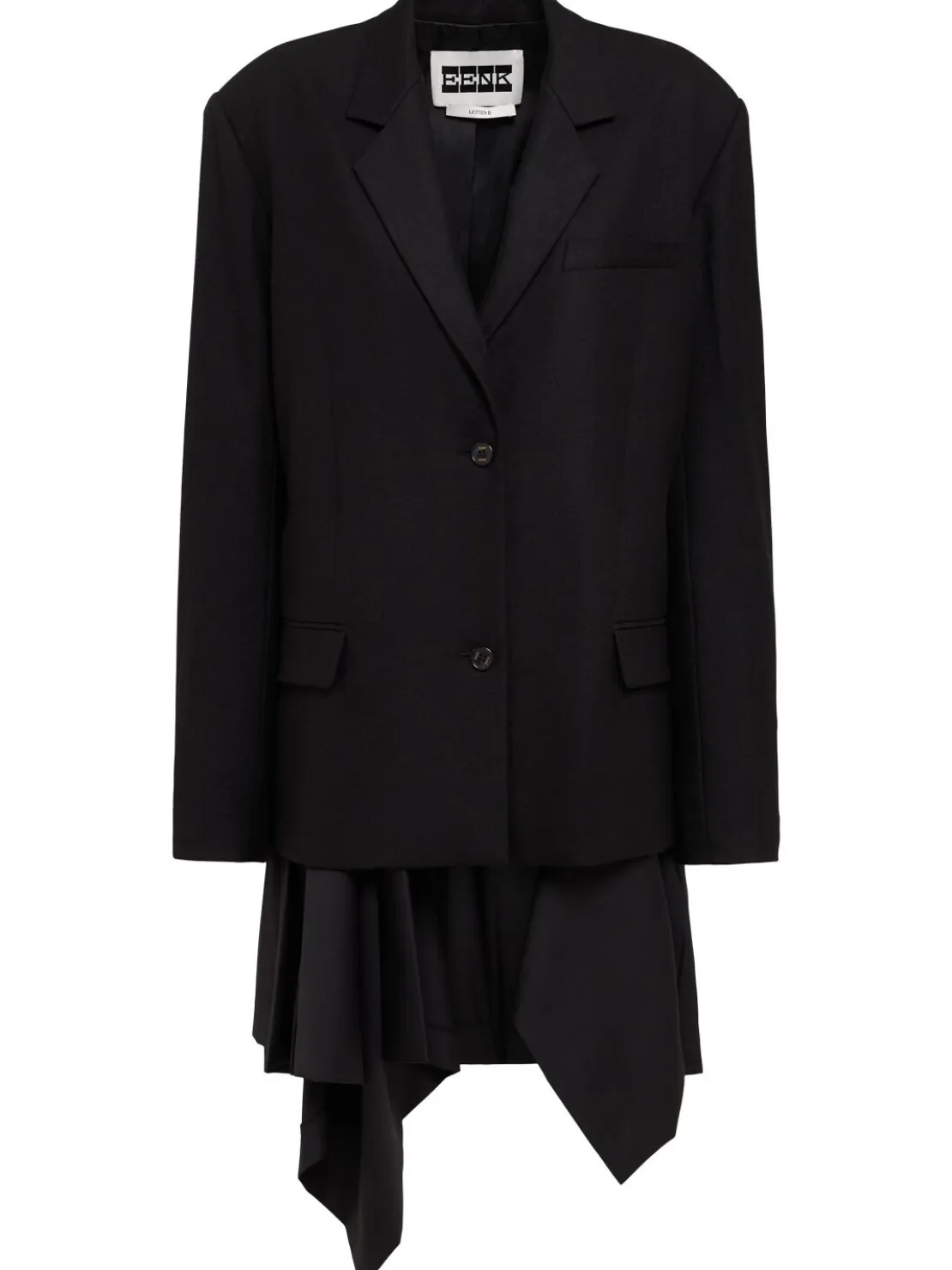 Blazer in misto lana trasformabile