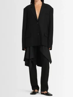 Blazer in misto lana trasformabile
