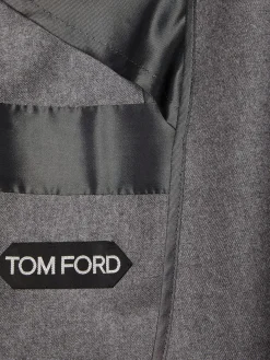 Blazer monopetto in cashmere