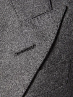 Blazer monopetto in cashmere