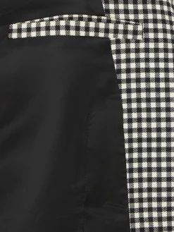 Blazer monopetto in misto lana