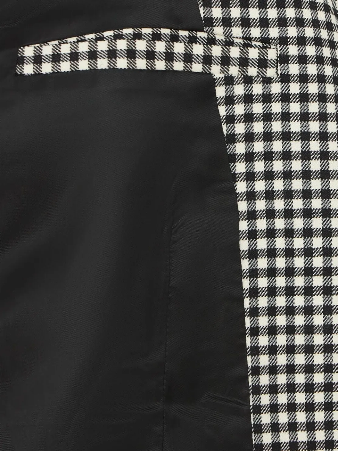 Blazer monopetto in misto lana