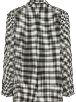 Blazer monopetto in misto lana