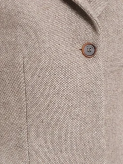 Blazer monopetto in misto lana