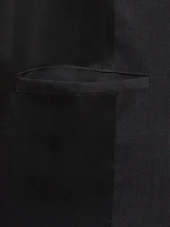 Blazer monopetto in twill di lana