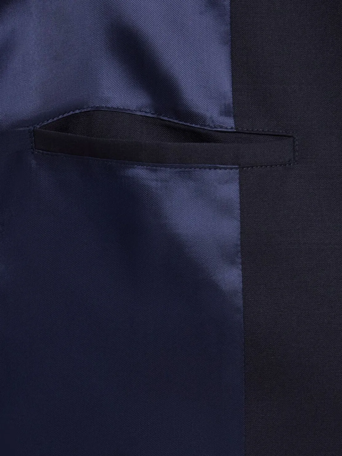 Blazer monopetto in twill di lana