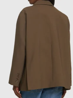 Blazer oversize Bea in techno twill