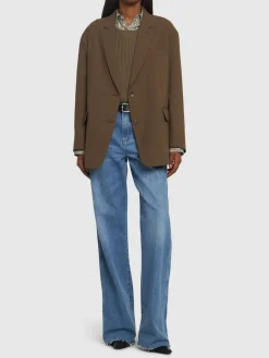 Blazer oversize Bea in techno twill
