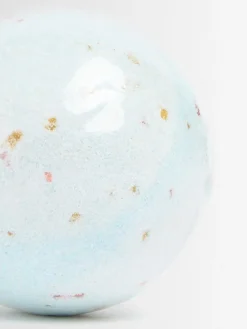 Blue bath bomb