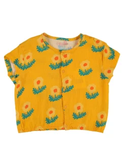 Blusa in cotone stampato