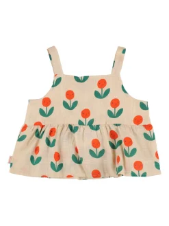 Blusa in cotone stampato