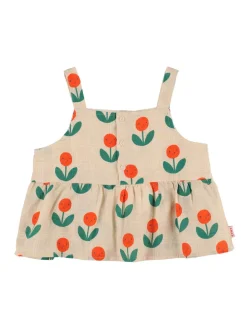 Blusa in cotone stampato
